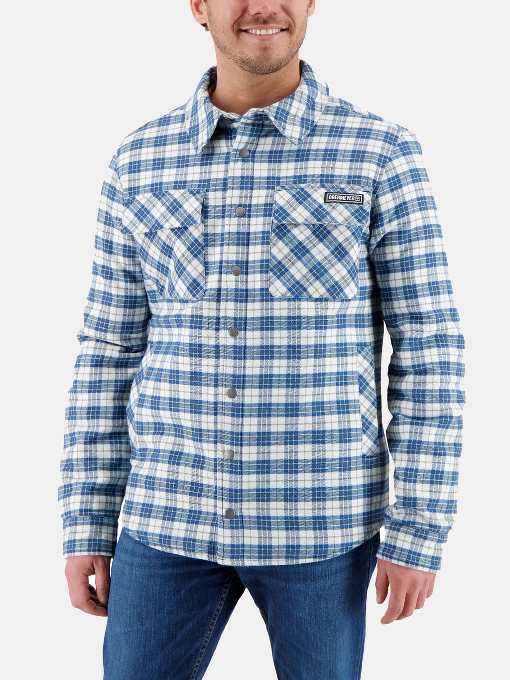 Obermeyer Men's Avery Flannel - Saint Bernard