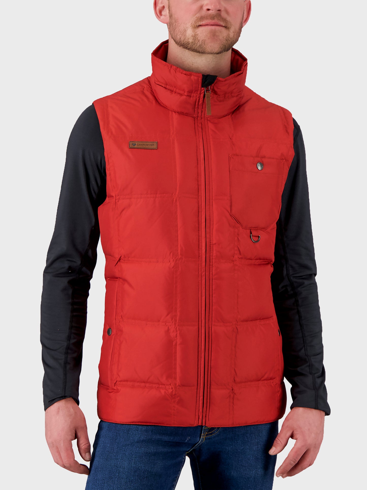 Obermeyer Men's Owen Down Vest - Saint Bernard