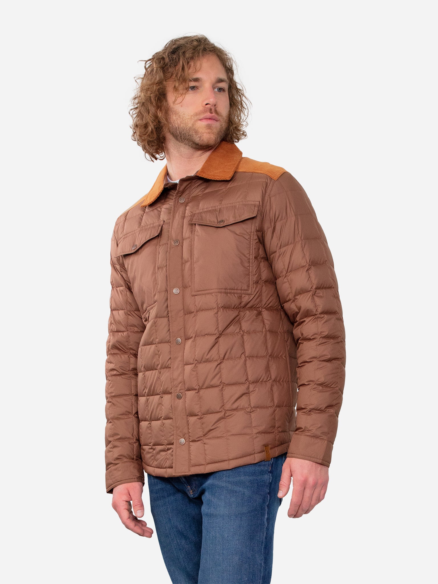 Obermeyer Men's Wilder Down Shirt - Saint Bernard