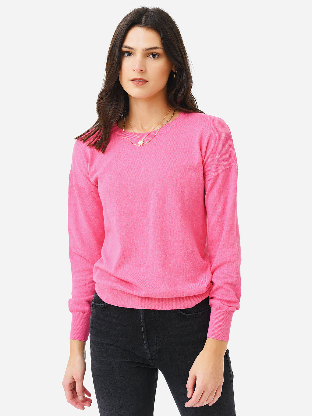 J Society Women's Heart Sleeve Sweater - Saint Bernard