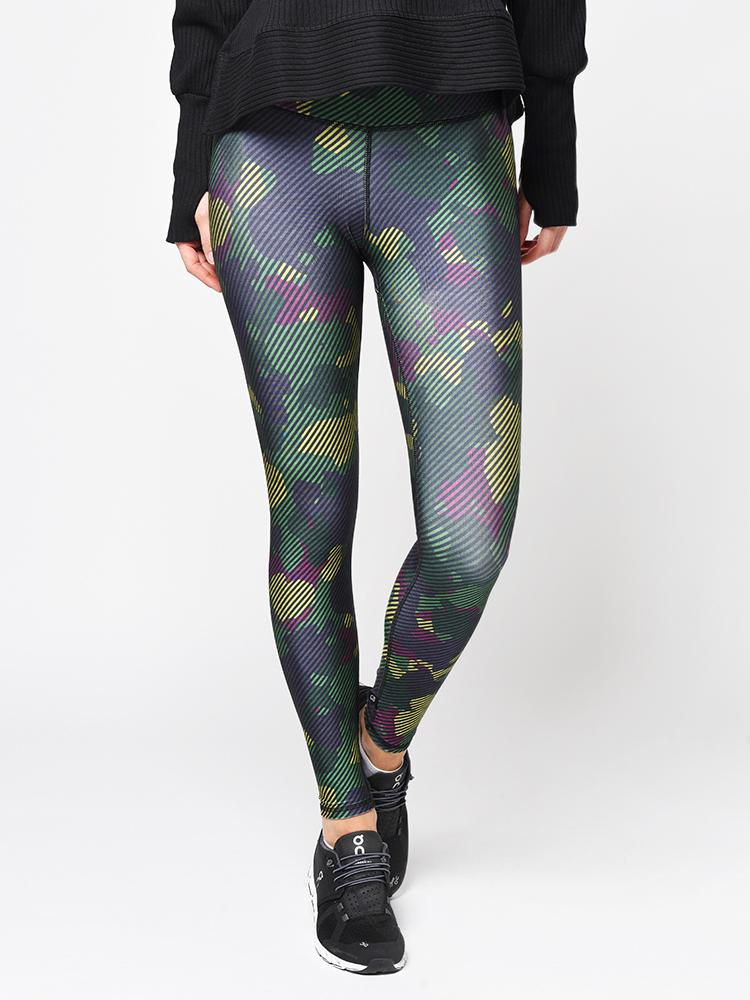 Terez Green Camo Stripe Legging - Saint Bernard