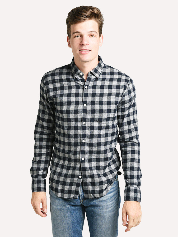 Bonobos Brushed Button Down Shirt Slim Fit - Saint Bernard