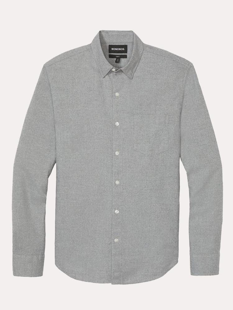Bonobos Men’s Brushed Button Down Slim Shirt - Saint Bernard