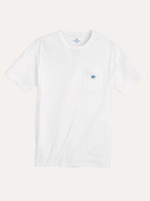 M  SS SJ Embrd Pocket Tee
