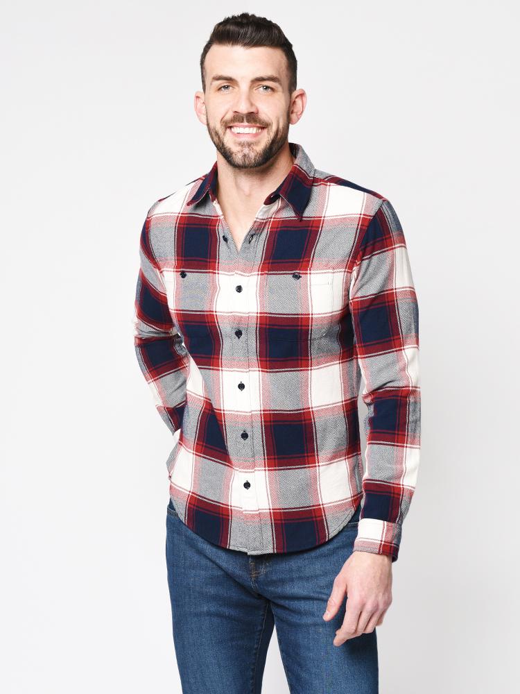 Bonobos Men’s Flannel Shirt - Saint Bernard
