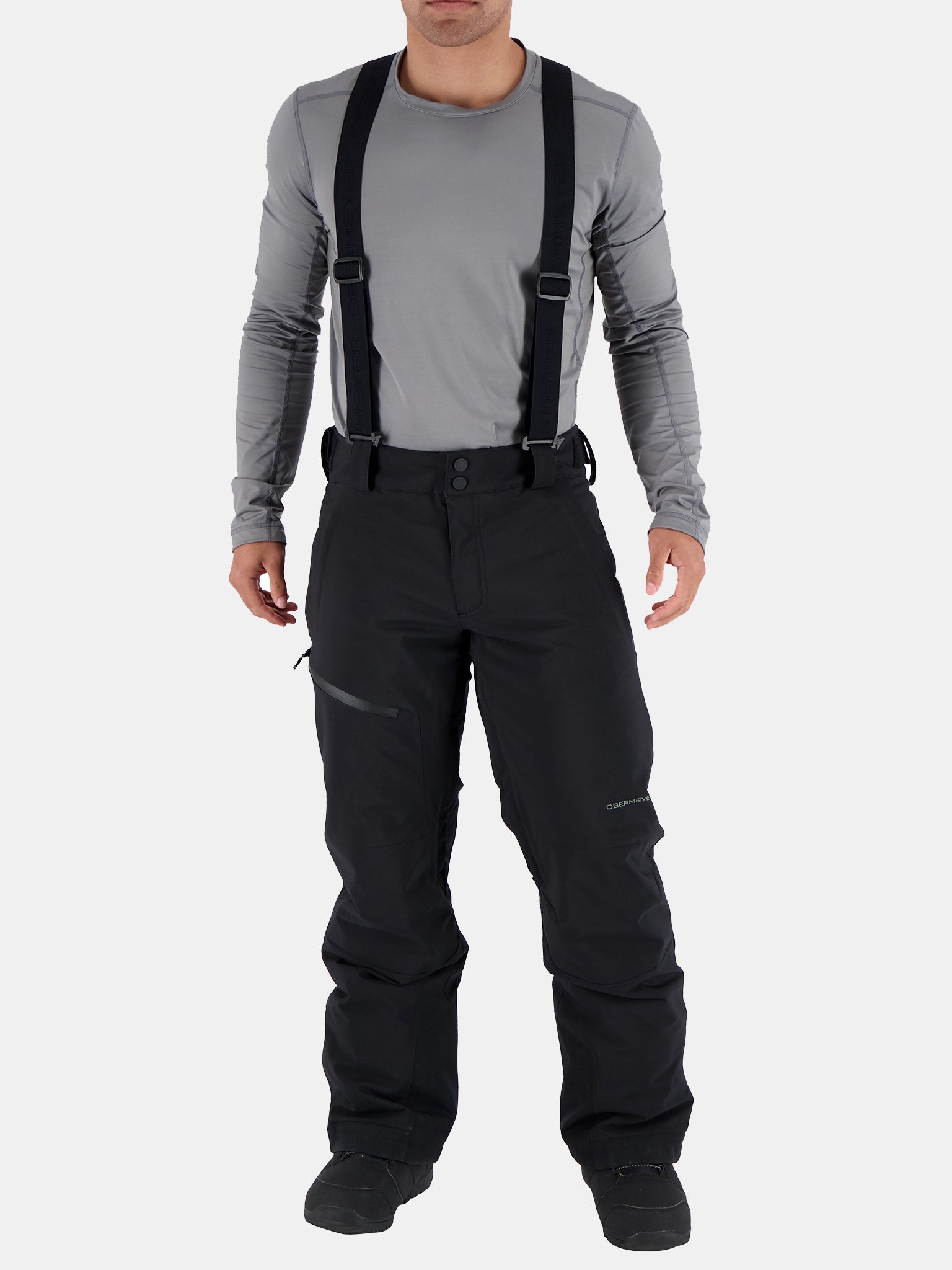 4 Hook Buckle Suspenders Men Leather Pants Adjustable Strap Braces  29.9-39.2in | eBay