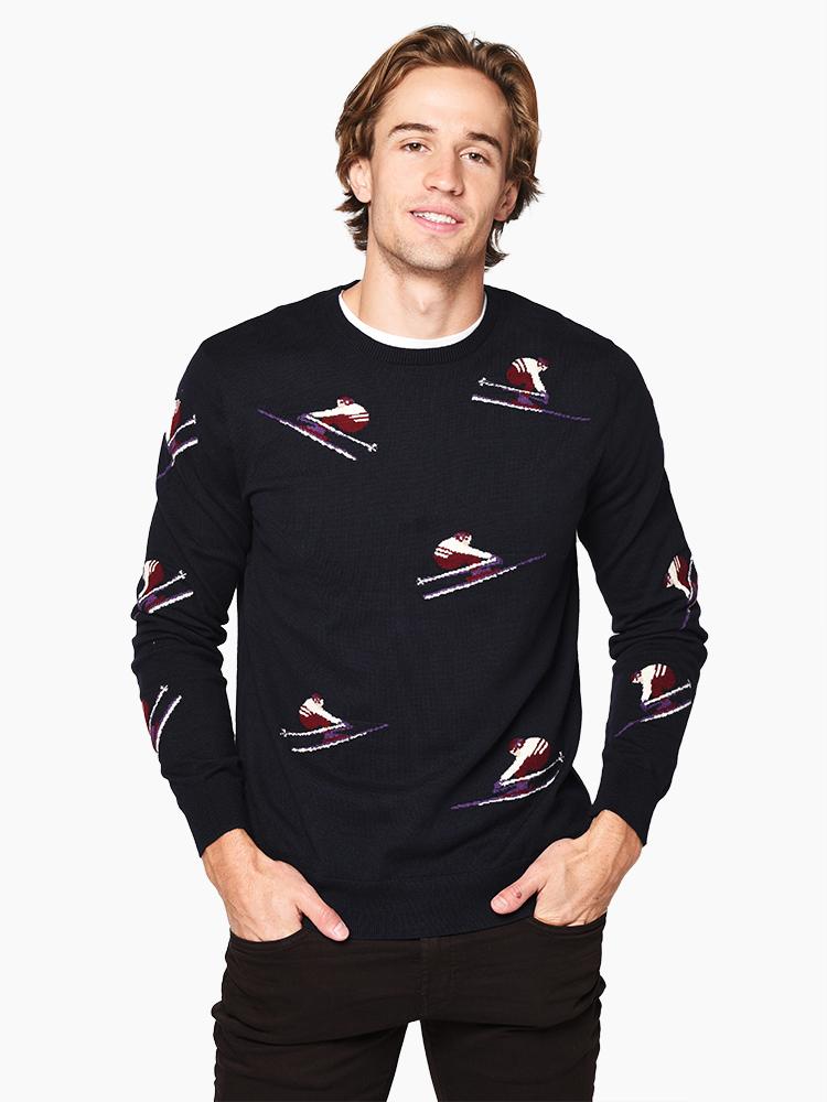 Bonobos Men’s Skier Crew Neck Sweater - Saint Bernard