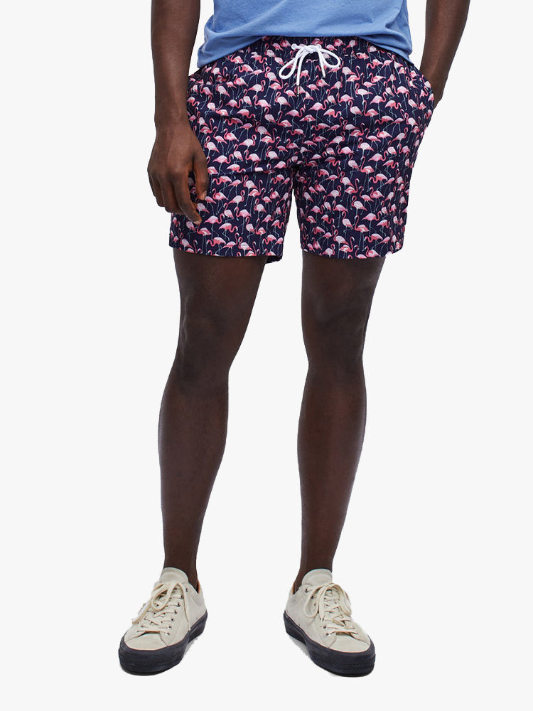 Bonobos Men’s Riviera 7" E-Waist Swim Trunk - Saint Bernard