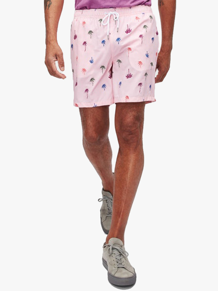 Bonobos Men’s Riviera 7" E-Waist Swim Trunk - Saint Bernard