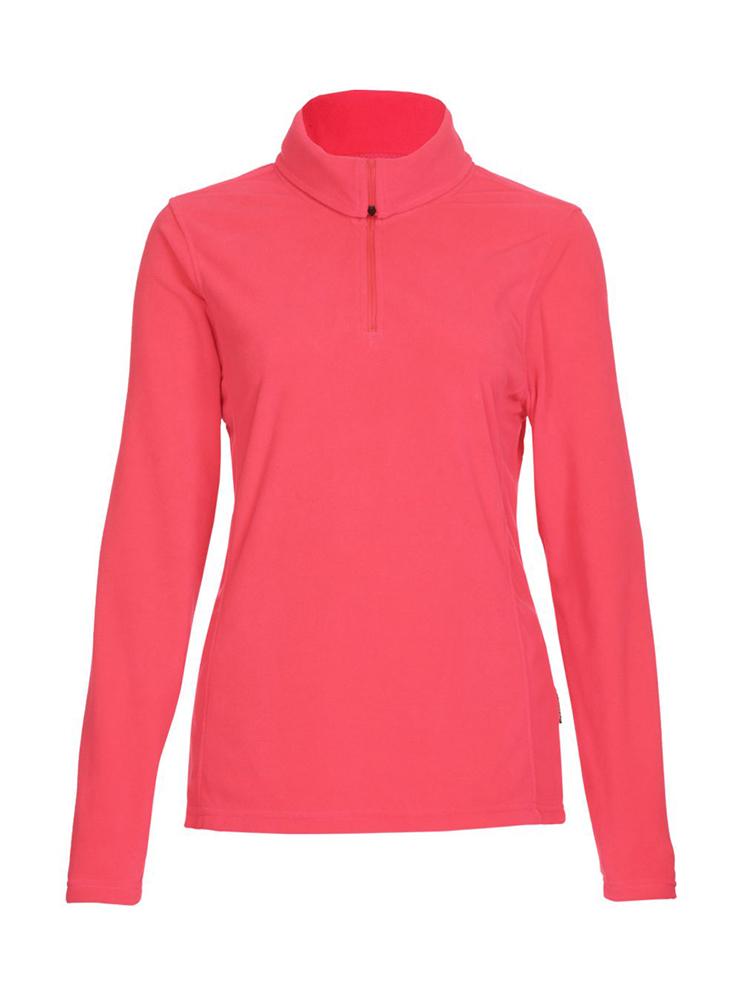 Killtec Women's Morgana Microfleece 1/4 Zip Shirt - Saint Bernard