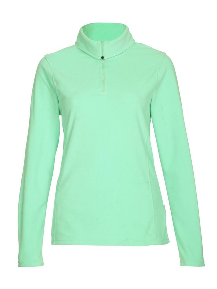 Killtec Women's Morgana Microfleece 1/4 Zip Shirt - Saint Bernard