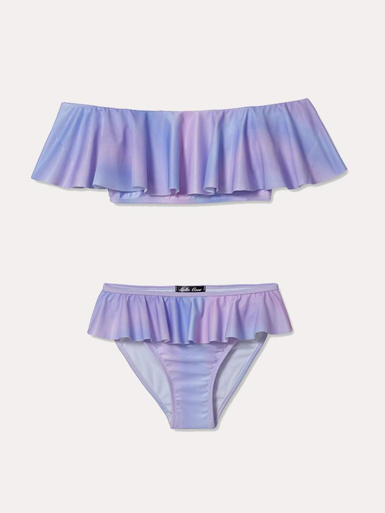 Stella Cove Girls' Purple Bikini - Saint Bernard