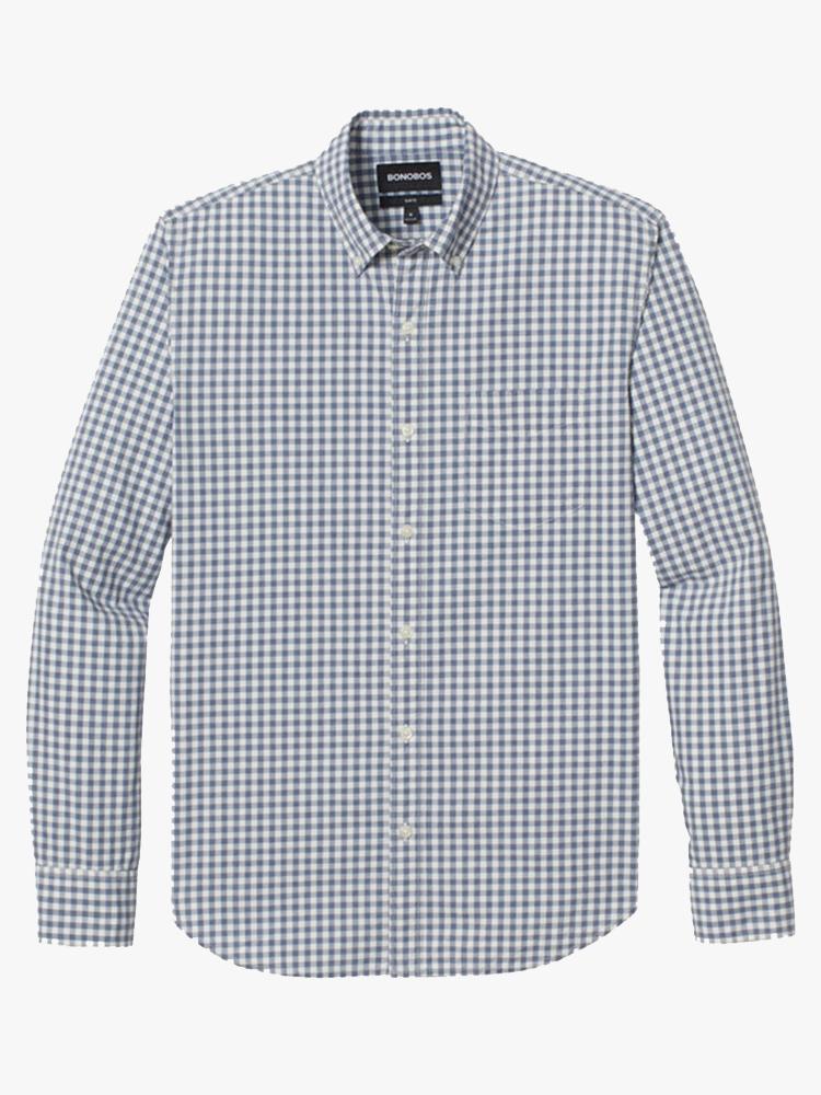 Bonobos Men’s Solid Washed Button Down Shirt