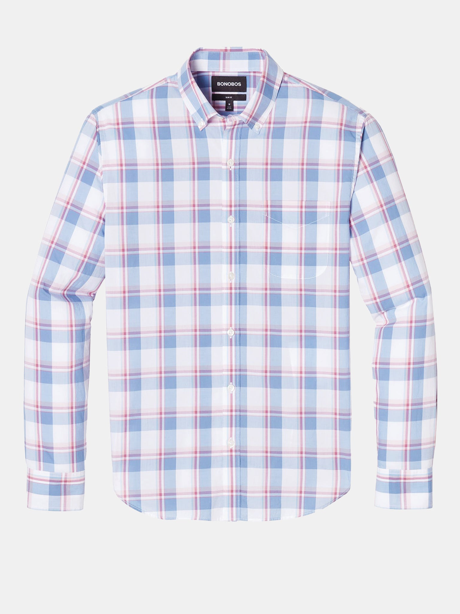 Bonobos Lightweight Shirt Slim - Saint Bernard