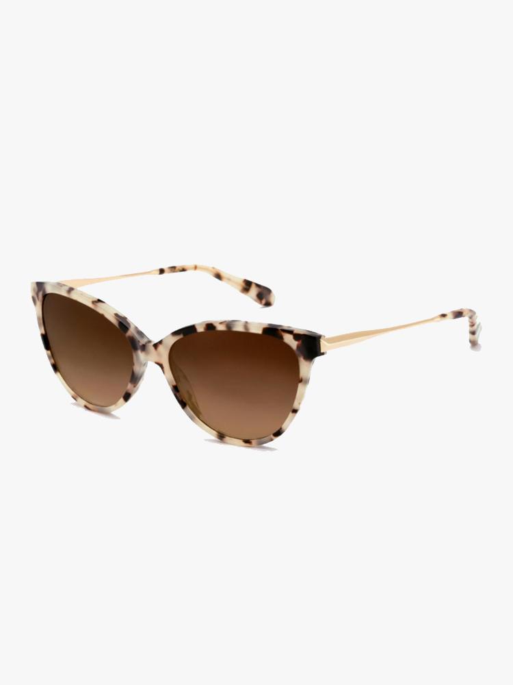 Krewe Women’s Monroe 24k Oyster Sunglasses - Saint Bernard