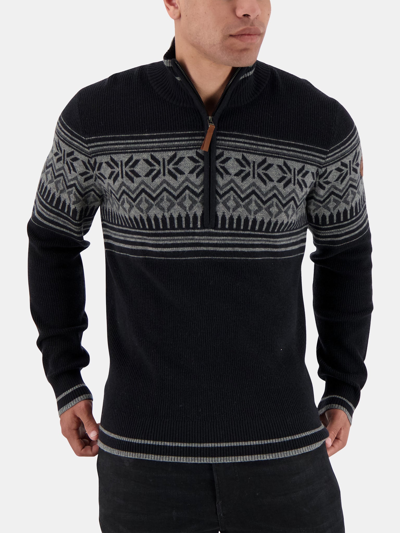 Obermeyer Men's Jeremiah Ski Sweater - Saint Bernard