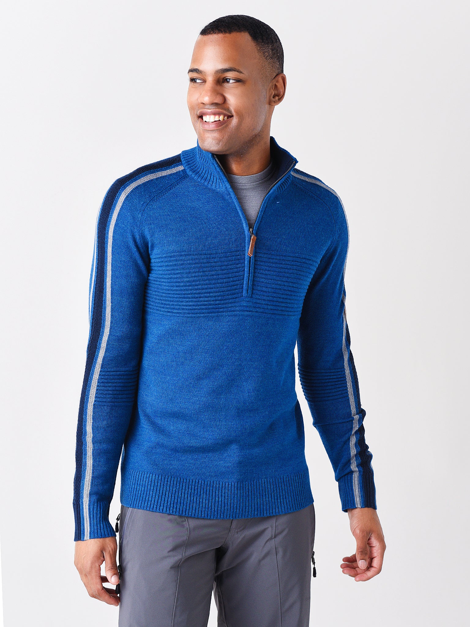 Obermeyer Men's Vince Half-Zip Sweater - Saint Bernard