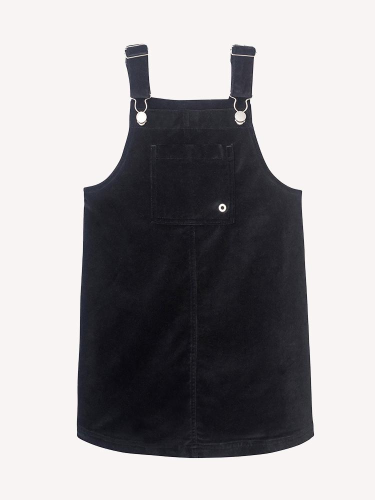 DL 1961 Girls' Penelope Pinafore Dress - Saint Bernard