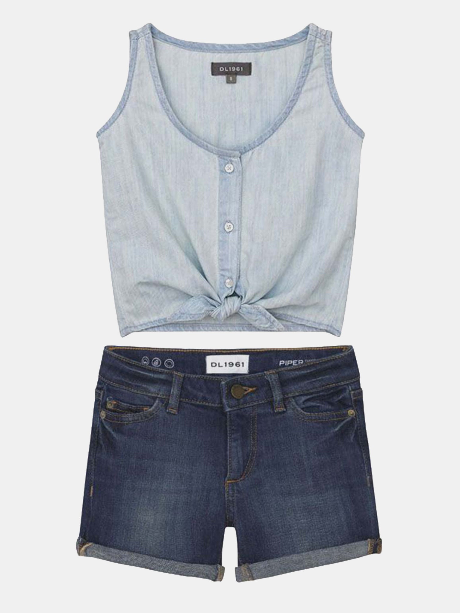 DL1961 Little Girls' Lea Set - Saint Bernard