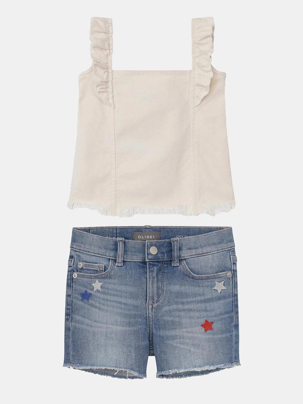 DL1961 Little Girls' Cora Set - Saint Bernard