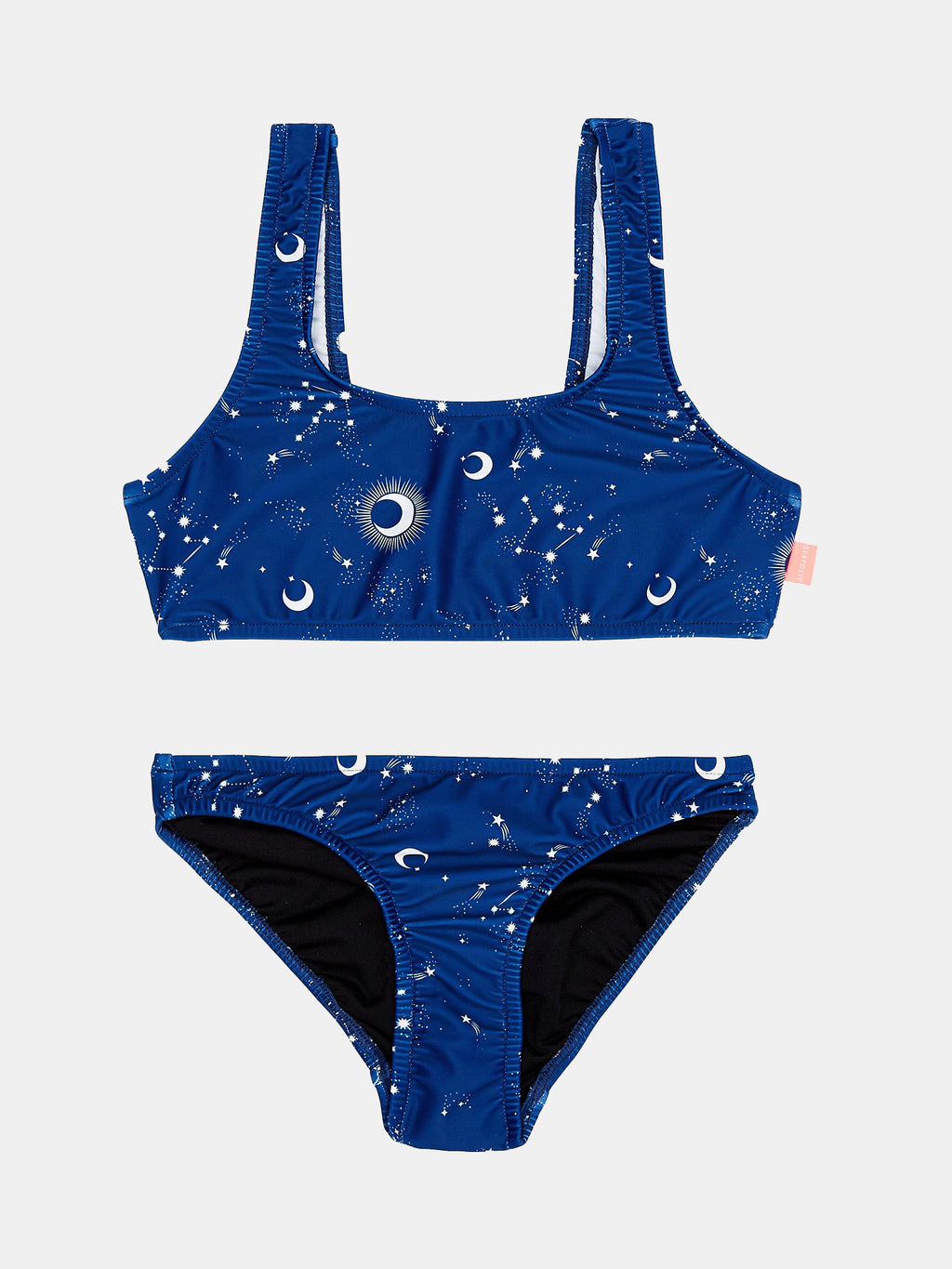 Seafolly Girls' Luna Love Crop Tankini Set - Saint Bernard
