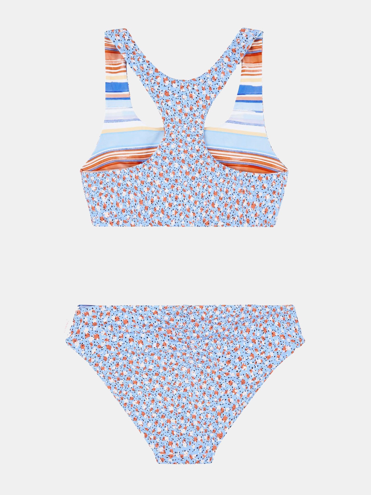 Seafolly Girls' Jungle Book Reversible Tankini Bikini Set Saint Bernard