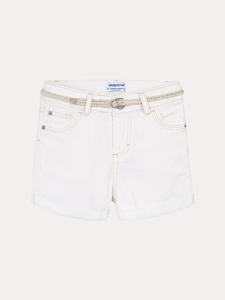 Mayoral Girls' Basic Twill Shorts - Saint Bernard