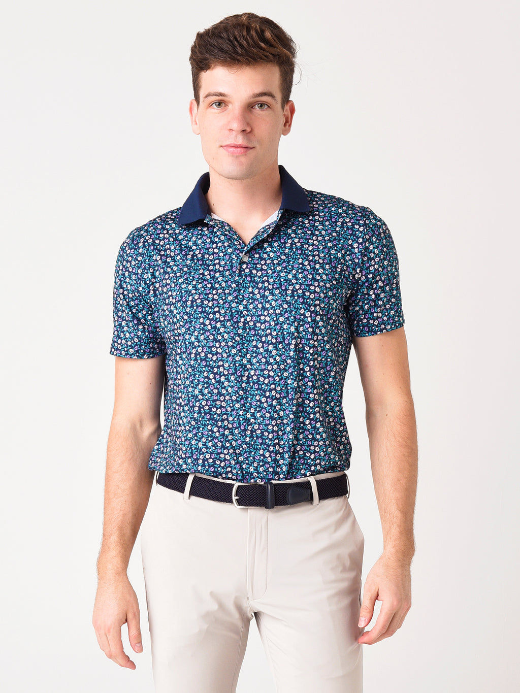 Bonobos Men's Justin Rose Performance Polo - Saint Bernard