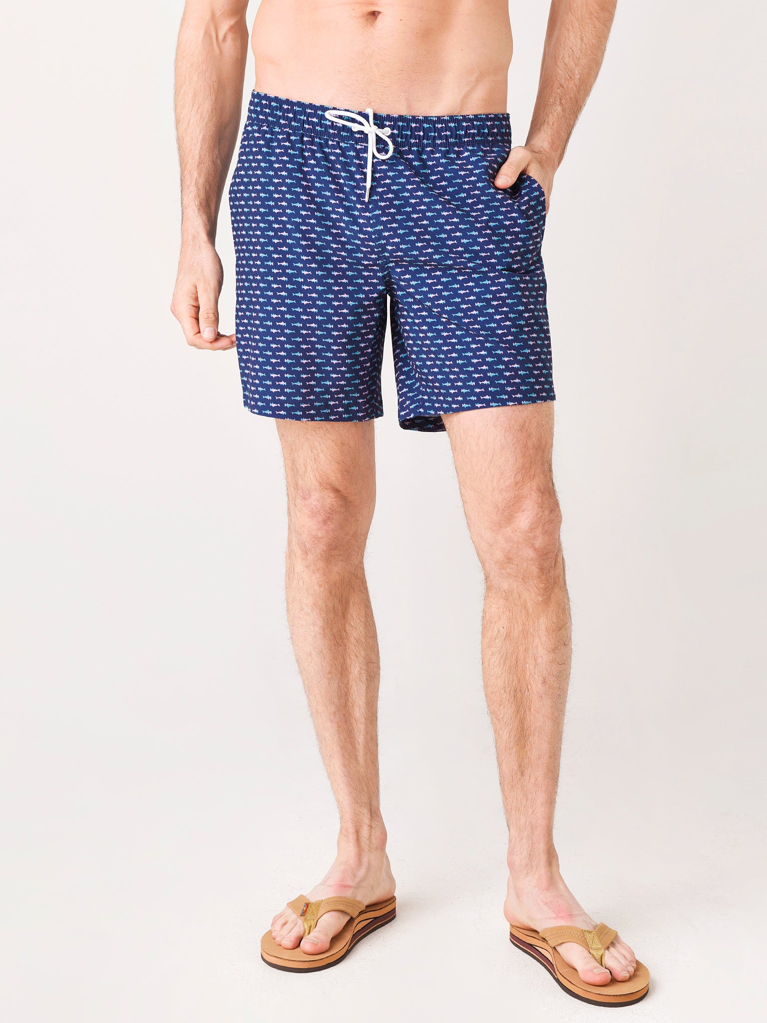 Bonobos Men's Riviera Recycled E-Waist 7" Swim Trunk - Saint Bernard