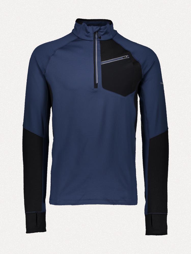Obermeyer Men's Flex 1/4 Zip Baselayer Top - Saint Bernard