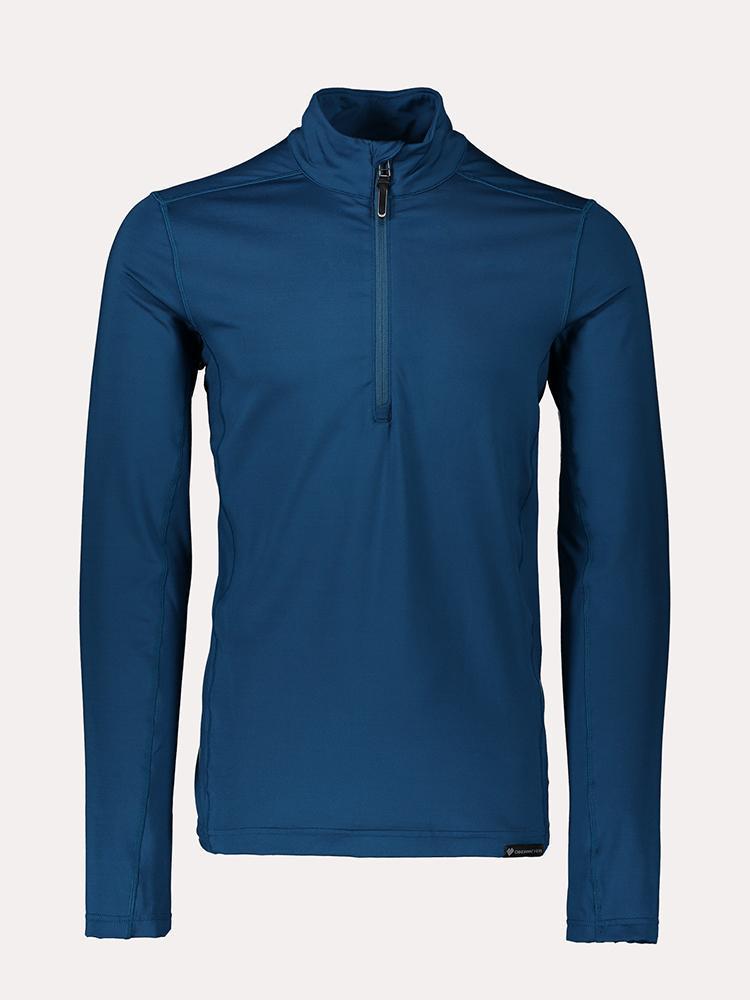 Obermeyer Men's Lean 1/2 Zip Baselayer Top - Saint Bernard
