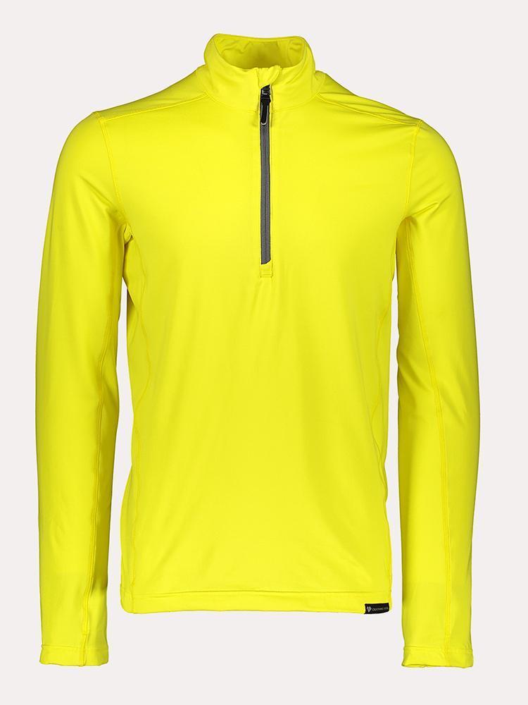 Obermeyer Men's Lean 1/2 Zip Baselayer Top - Saint Bernard