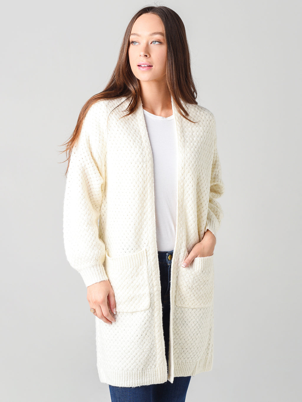 Line Gloria Cardigan Sweater - Saint Bernard
