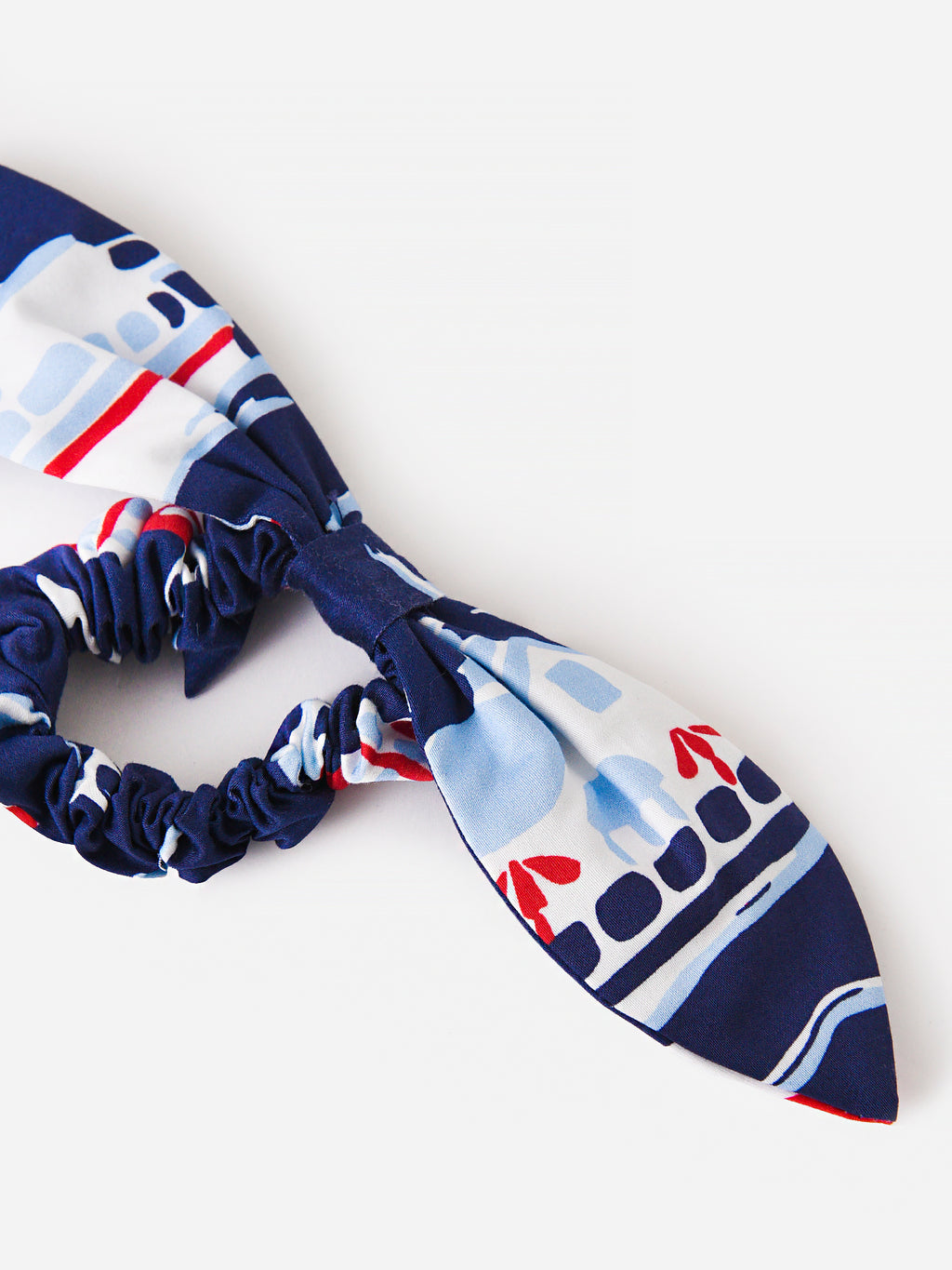 Classic Prep Tie Scrunchie - Saint Bernard