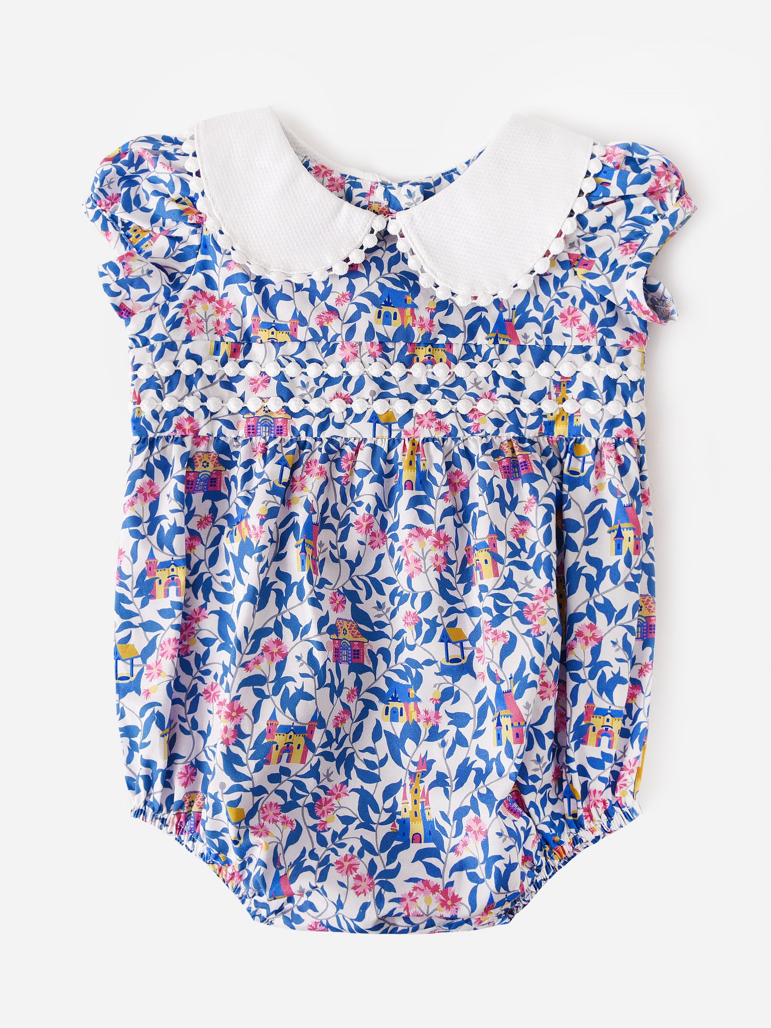 Classic Prep Baby Girls' Juniper Bubble Onesie - Saint Bernard