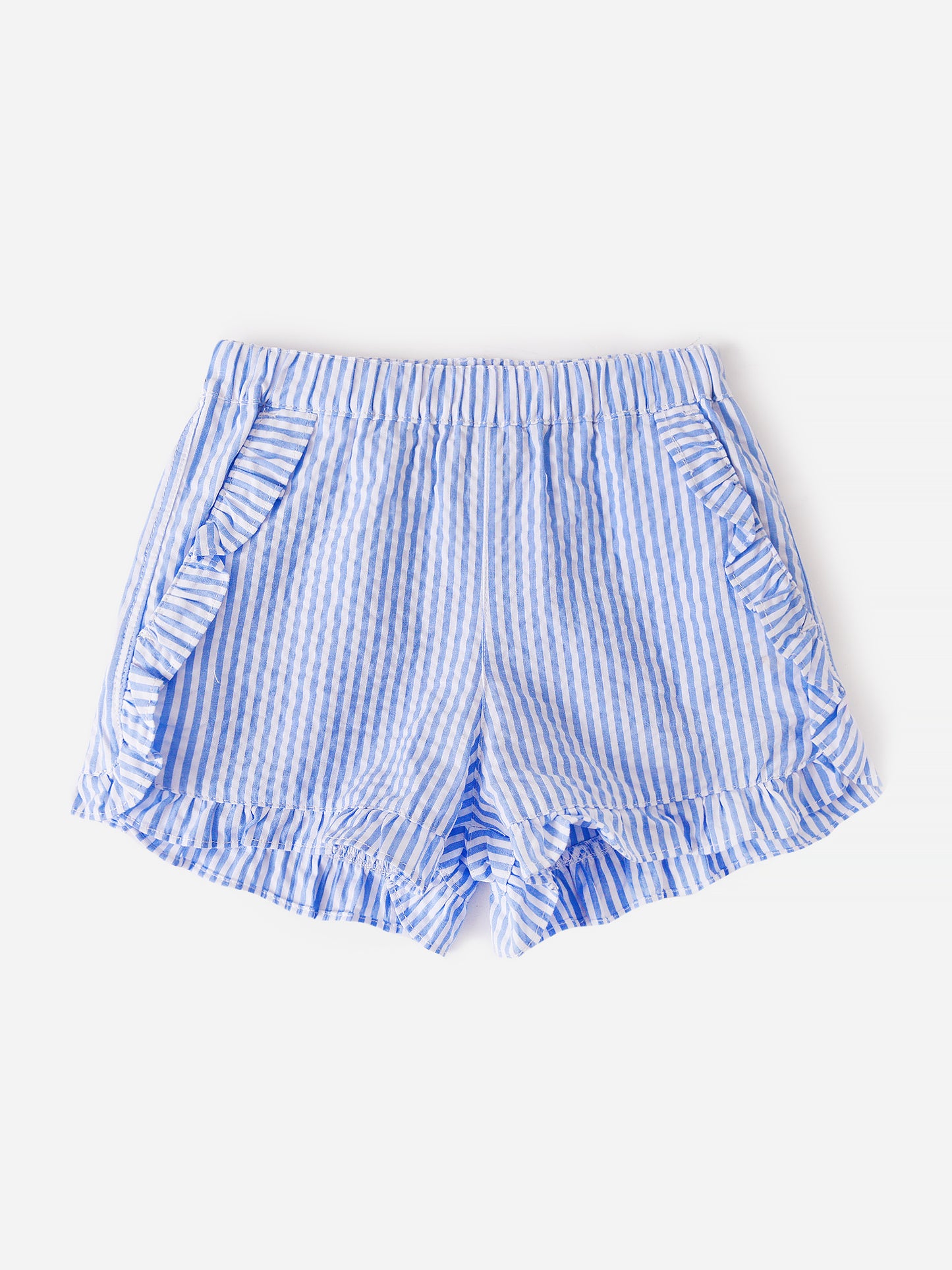 Classic Prep Girls' Seersucker Milly Short - Saint Bernard