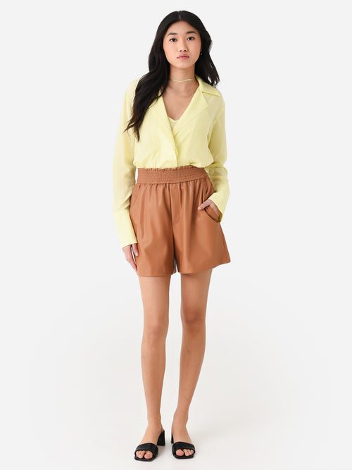 ALC Women's Kaleb Faux Leather Short