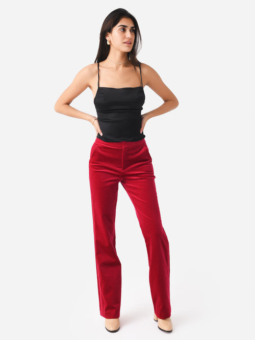 ALC Women's Ford Velvet Tailored Pant