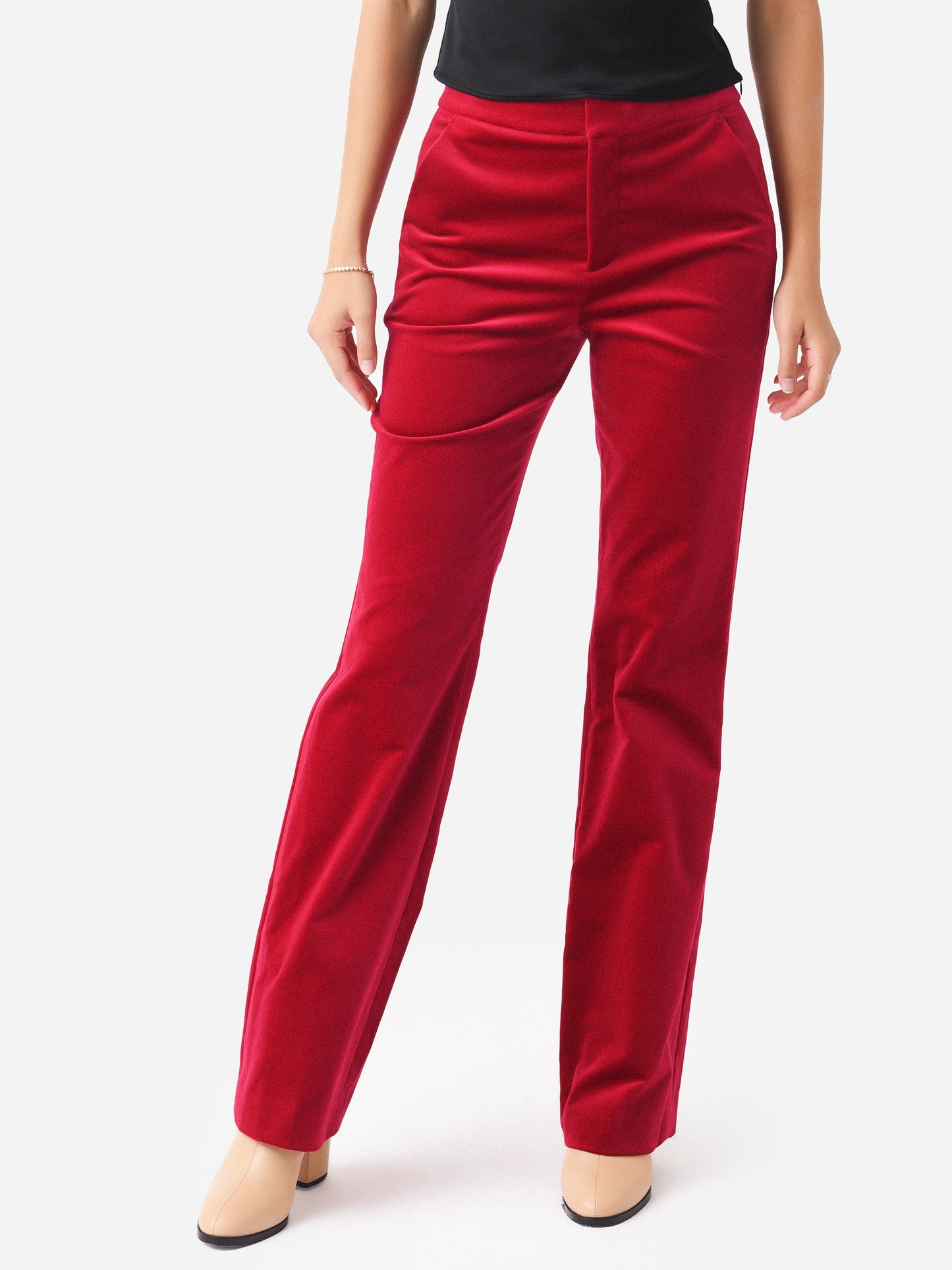 ALC Women's Ford Velvet Tailored Pant - Saint Bernard