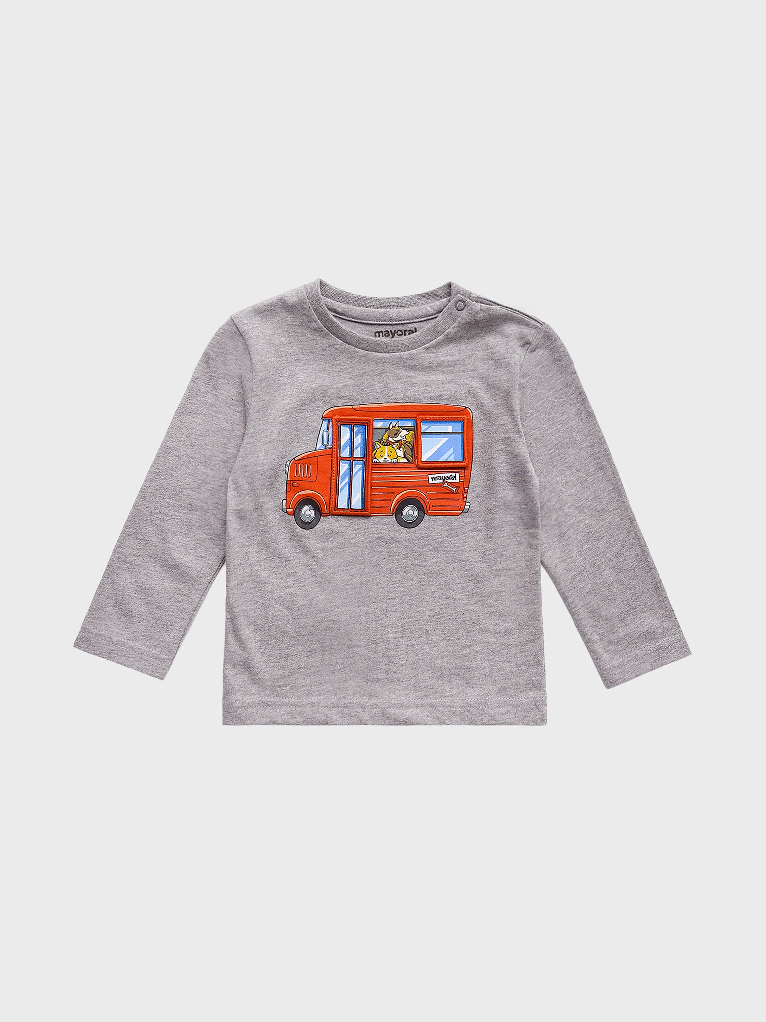 Mayoral Little Boys' Play With Interactive Long Sleeve T-Shirt - Saint Bernard