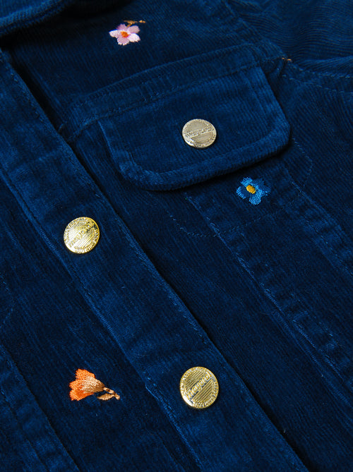 Mayoral Baby Girls' Corduroy Denim Jacket