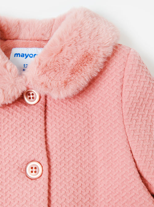Mayoral Baby Girls' Structured Knit Coat