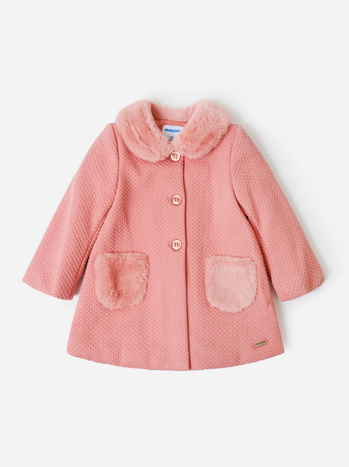 Mayoral Baby Girls' Structured Knit Coat