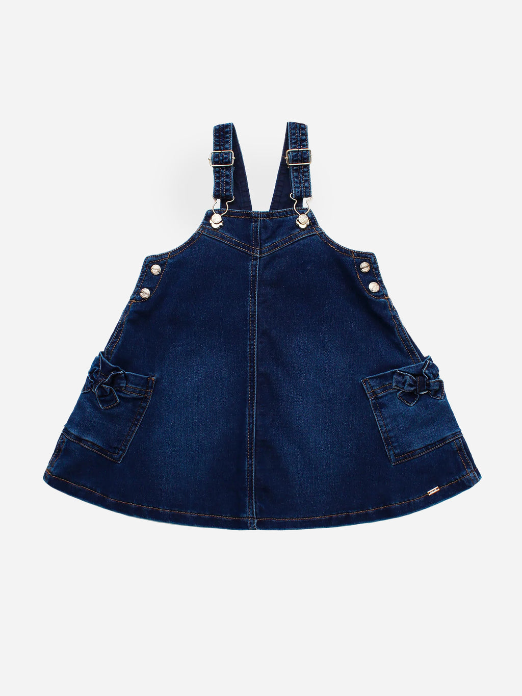Mayoral Girls' Denim Dungaree Skirt - Saint Bernard