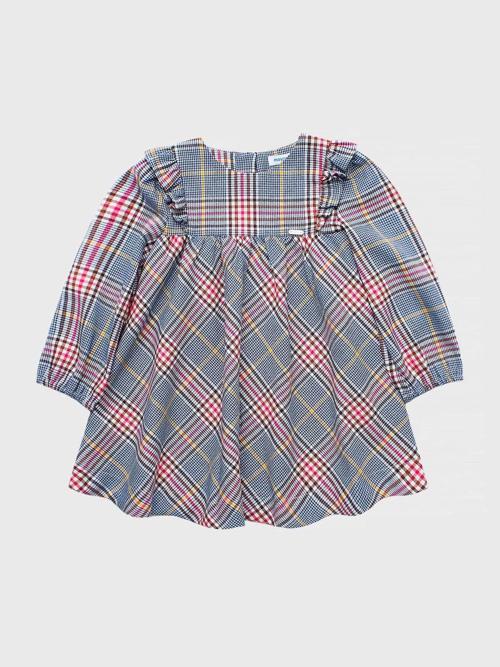 Mayoral Girls' Plaid Dress - Saint Bernard