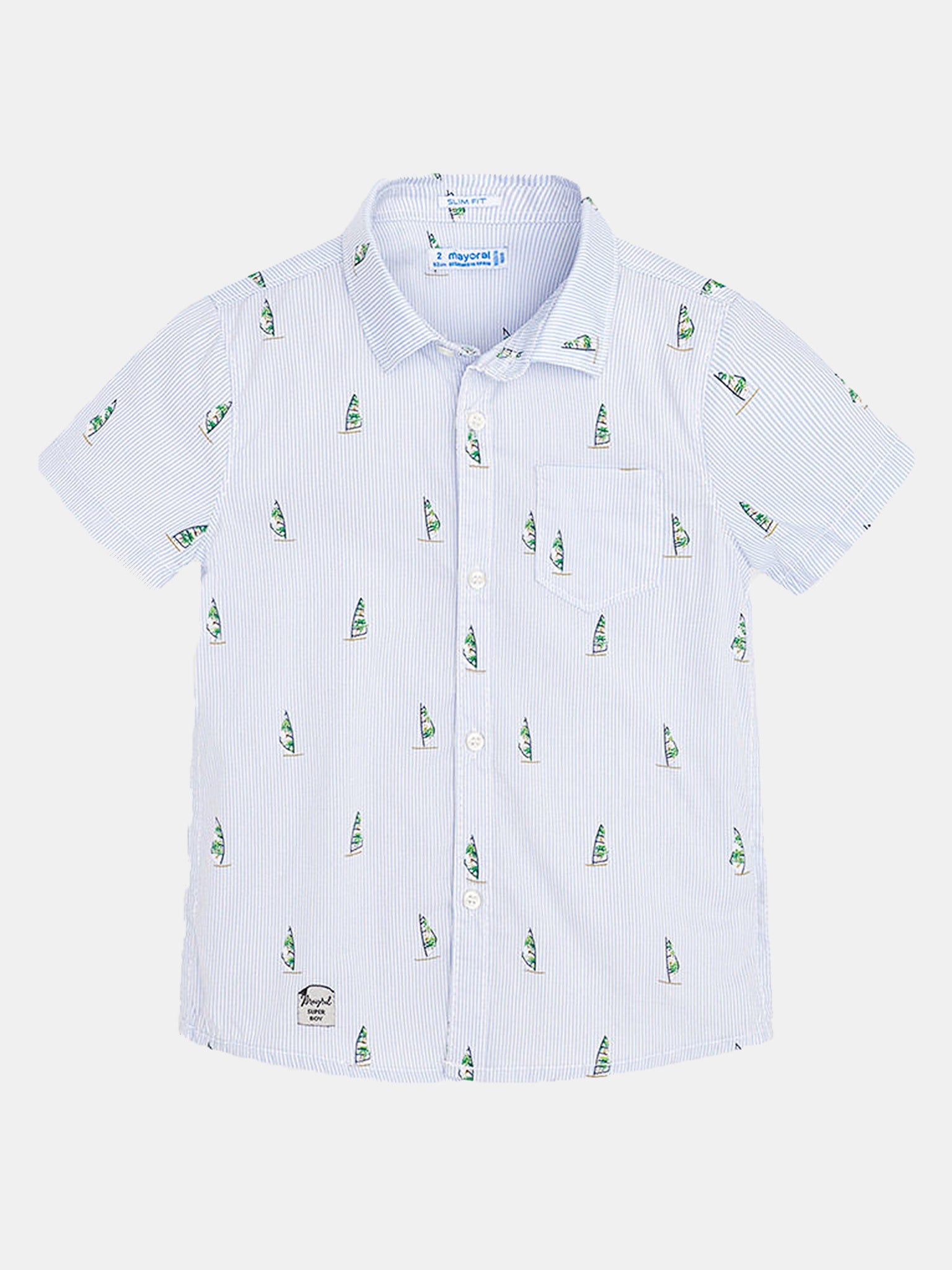 Mayoral Little Boys' Short-Sleeve Shirt - Saint Bernard