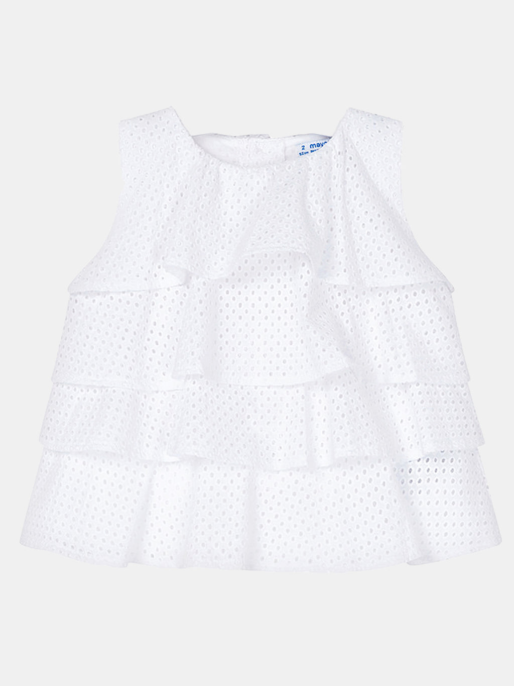 Mayoral Little Girls' Ruffled Blouse - Saint Bernard