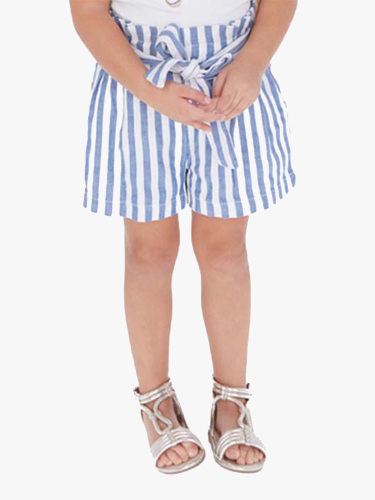 Mayoral Little Girls' Stripes Shorts - Saint Bernard