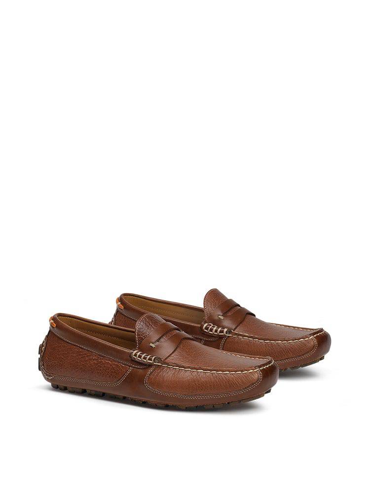 Trask Men's Derek Penny Loafer - Saint Bernard