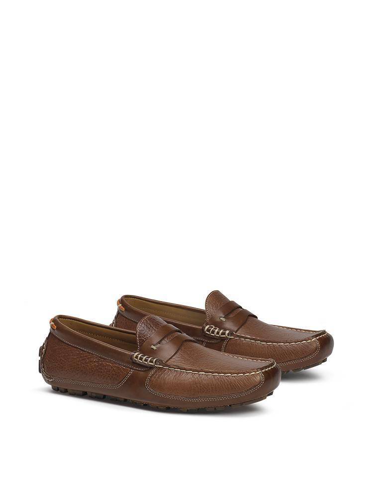 Trask Men's Derek Penny Loafer - Saint Bernard